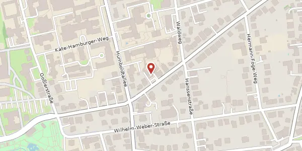 Karte der Umgebung von Nikolausberger Weg 39, 37073 Göttingen