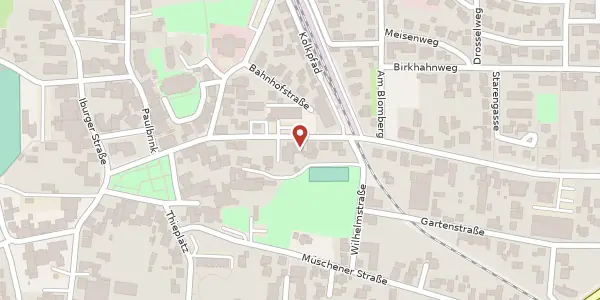 Karte der Umgebung von Bielefelder Str. 16, 49196 Bad Laer