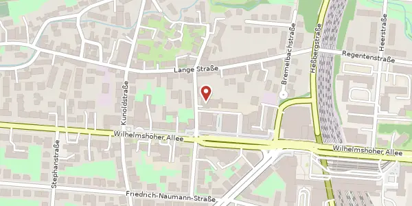 Karte der Umgebung von Rolandstraße 1 B, 34131 Kassel