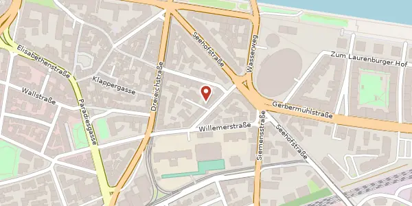 Karte der Umgebung von Wasserweg 30, 60594 Frankfurt