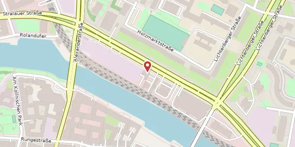 Karte der Umgebung von Holzmarktstraße 10, 10179 Berlin