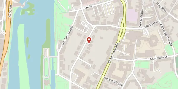 Karte der Umgebung von Bleichstr. 7, 45468 Mülheim an der Ruhr