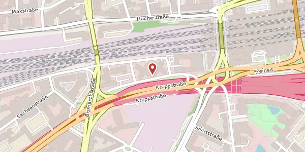 Karte der Umgebung von Kruppstr. 4, 45128 Essen