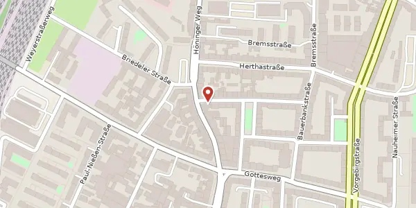 Karte der Umgebung von Theophanostr. 19, 50969 Köln