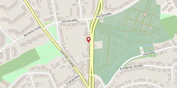 Karte der Umgebung von Prinzeß-Luise-Str. 166, 45479 Mülheim an der Ruhr