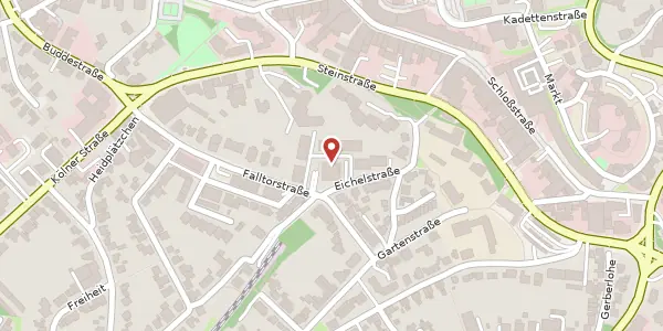 Karte der Umgebung von Eichelstraße 16, 51429 Bergisch Gladbach