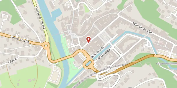 Karte der Umgebung von Rosenstraße 25, 65582 Diez