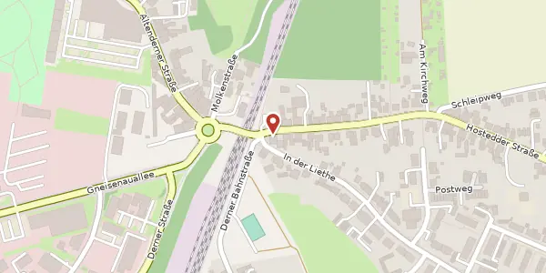 Karte der Umgebung von Hostedder Str. 1, 44329 Dortmund