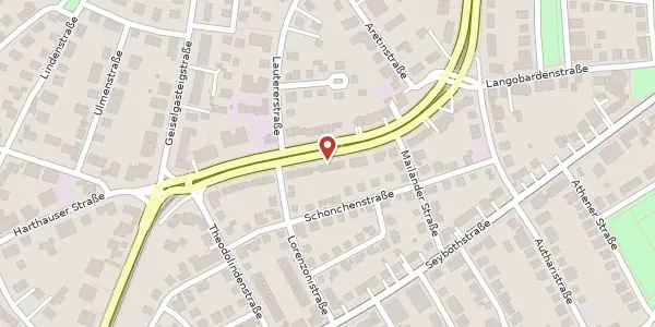 Karte der Umgebung von Grünwalderstr. 229, 81545 München