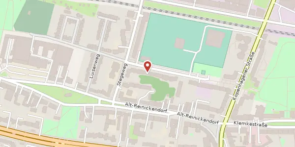 Karte der Umgebung von Freiheitsweg 23, 13407 Berlin