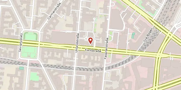 Karte der Umgebung von Kantstraße 15, 10623 Berlin