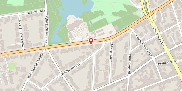 Karte der Umgebung von Dürener Straße 270, 50935 Köln