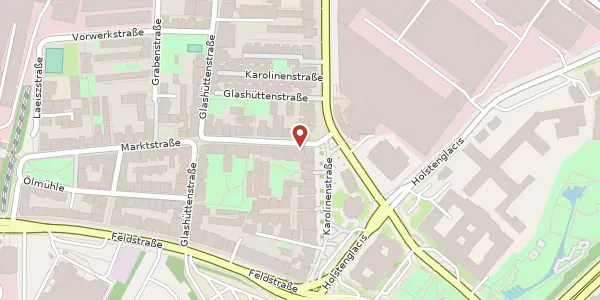 Karte der Umgebung von Marktstr. 1, 20357 Hamburg