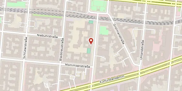 Karte der Umgebung von Knesebeckstraße 30, 10623 Berlin