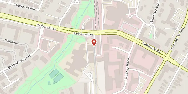 Karte der Umgebung von Rathausallee 33, 22844 Norderstedt