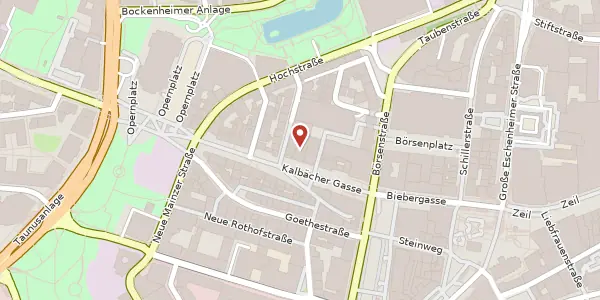 Karte der Umgebung von Große Bockenheimer Str. 30, 60313 Frankfurt