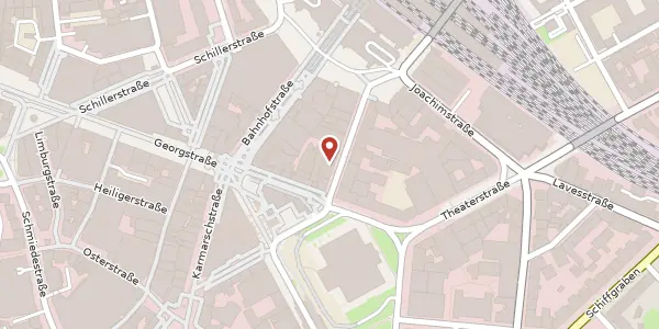 Karte der Umgebung von Luisenstraße 10/11, 30159 Hannover