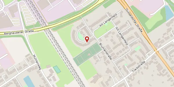 Karte der Umgebung von Blumenstr. 70, 40764 Langenfeld