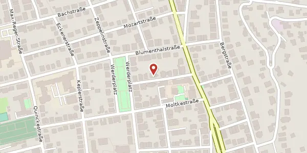 Karte der Umgebung von Roonstraße 10-12, 69120 Heidelberg