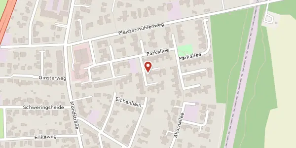 Karte der Umgebung von Parkallee 46, 48155 Münster