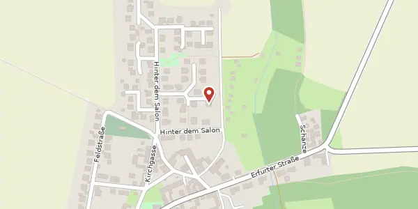 Karte der Umgebung von Hinter dem Salon 10, 99195 Schwansee