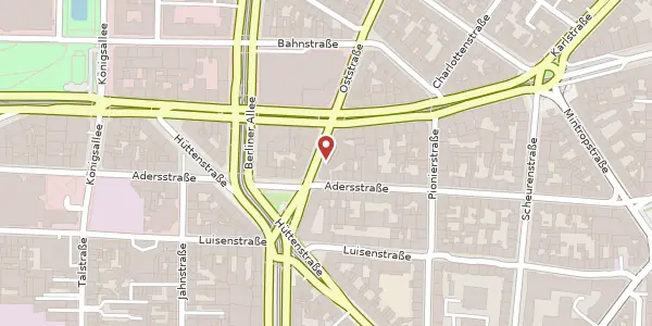 Karte der Umgebung von Karl-Rudolf-Str. 176, 40215 Düsseldorf
