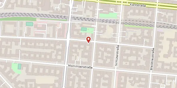 Karte der Umgebung von Niebuhrstraße 72, 10629 Berlin