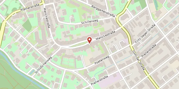 Karte der Umgebung von Menckestraße 15, 04155 Leipzig
