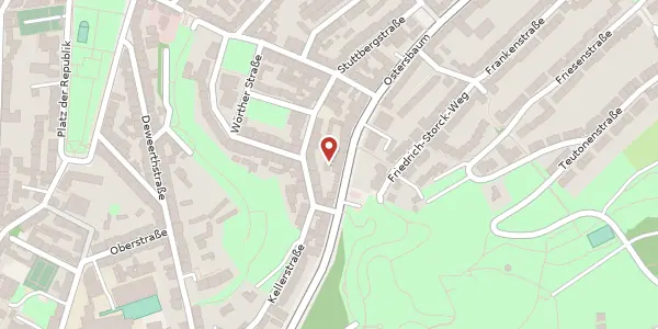 Karte der Umgebung von Neuenteich 20, 42107 Wuppertal