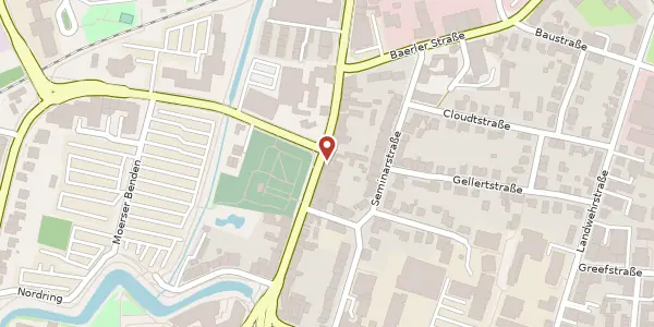 Karte der Umgebung von Rheinberger Str. 35, 47441 Moers