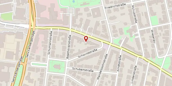 Karte der Umgebung von Bockenheimer Landstr. 93, 60325 Frankfurt