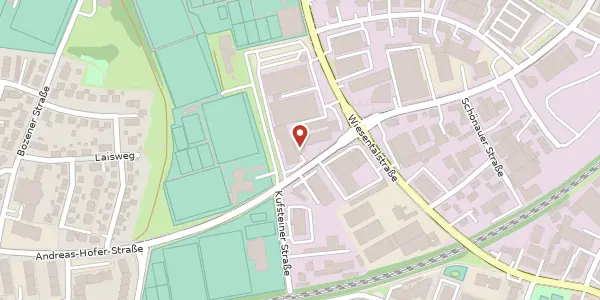 Karte der Umgebung von Lörracher Straße 18, 79115 Freiburg im Breisgau