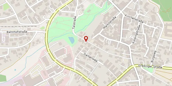 Karte der Umgebung von Parkweg 19, 91161 Hilpoltstein