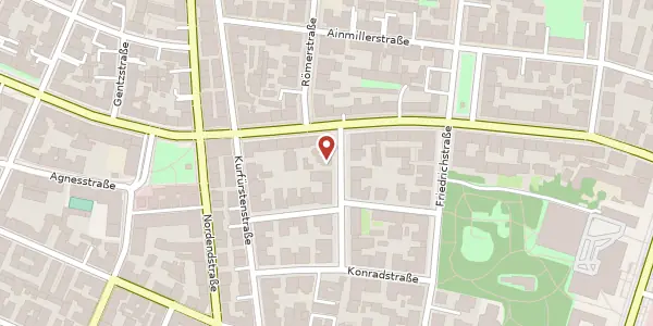Karte der Umgebung von Habsburger Str. 9, 80801 München