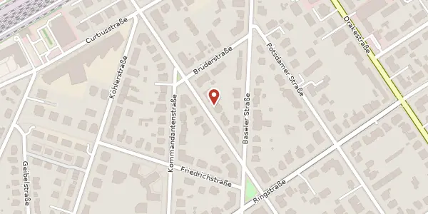 Karte der Umgebung von Kadettenweg 13, 12205 Berlin