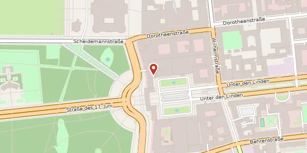 Karte der Umgebung von Pariser Platz 6a, 10117 Berlin