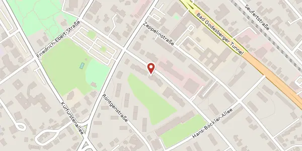 Karte der Umgebung von Zanderstr. 6, 53177 Bonn