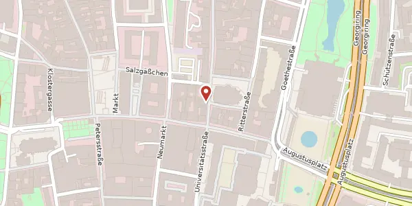 Karte der Umgebung von Nikolaistraße 3 - 9, 04109 Leipzig