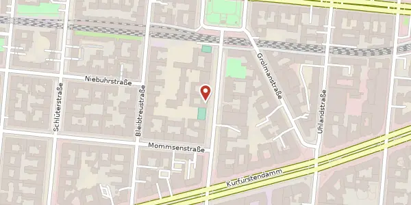Karte der Umgebung von Knesebeckstraße 30, 10623 Berlin