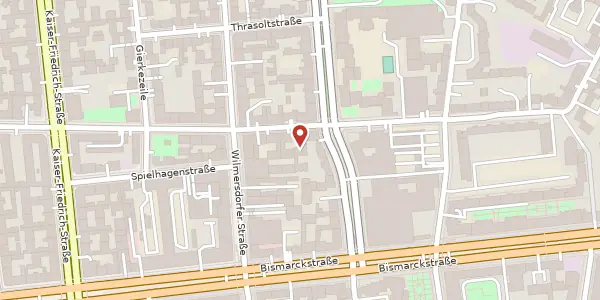 Karte der Umgebung von Zillestraße 67, 10585 Berlin