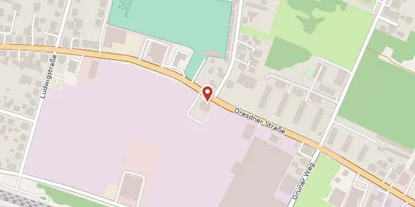 Karte der Umgebung von Dresdner Straße 42, 01156 Dresden
