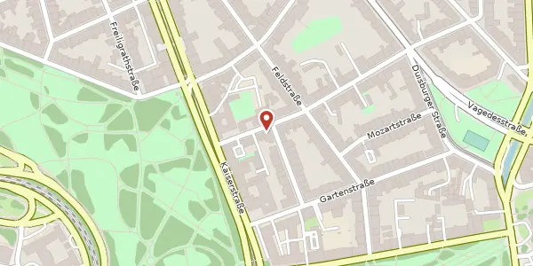 Karte der Umgebung von Rosenstr. 11a, 40479 Düsseldorf