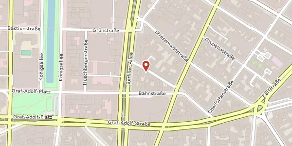 Karte der Umgebung von Alexanderstr. 21, 40210 Düsseldorf