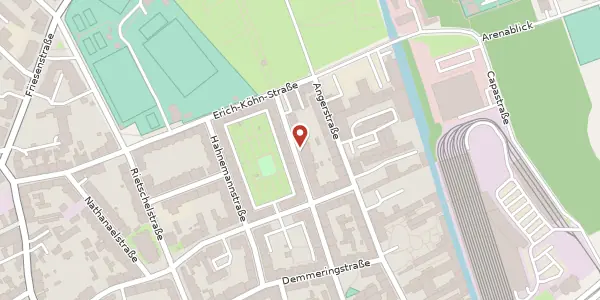 Karte der Umgebung von Henricistraße 44, 04177 Leipzig