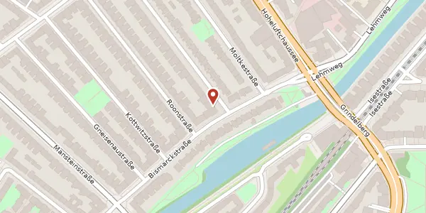 Karte der Umgebung von Wrangelstraße 2, 20253 Hamburg