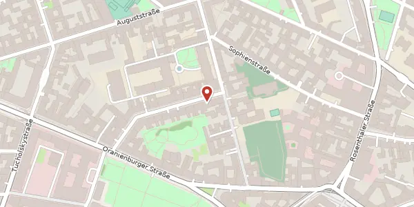Karte der Umgebung von Krausnickstraße 11, 10115 Berlin