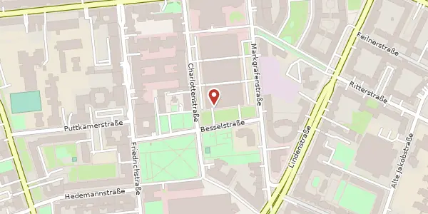 Karte der Umgebung von Besselstraße 14, 10969 Berlin