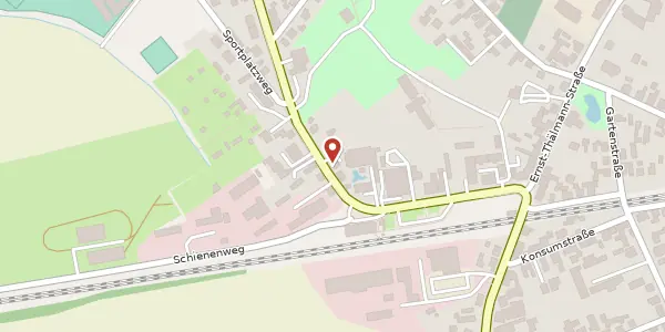 Karte der Umgebung von Bahnhofstraße 13 B, 04886 Beilrode