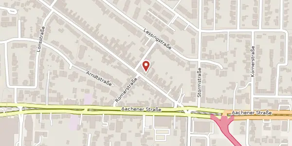 Karte der Umgebung von Bahnstraße 155, 50858 Köln