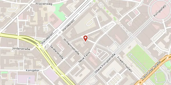 Karte der Umgebung von Opernstraße 11 - 13, 34117 Kassel